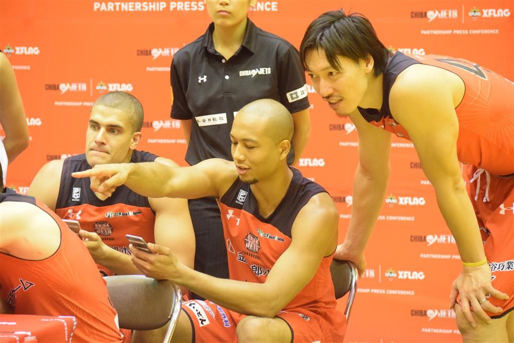 モンストスタジアム対決で健闘した千葉ジェッツチーム